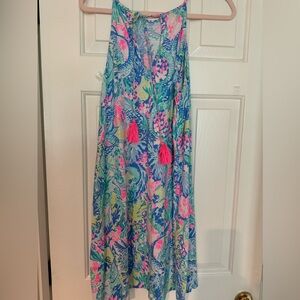 Lilly Pulitzer Mermaid Cove Halter Dress M